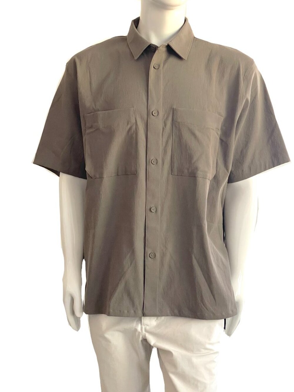 NEW*** Relaxed Fit Short Sleeve Button-up